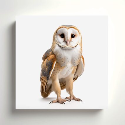 Barn owl print