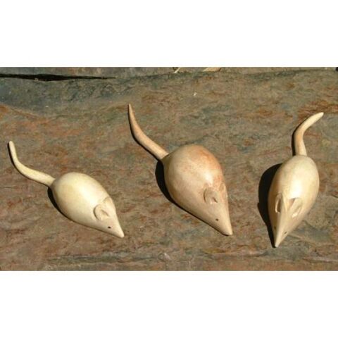 Barn Owl Trust Hand Made Wooden Mice 3