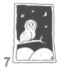 Barn Owl Trust Night Owl A6 Black & White Card