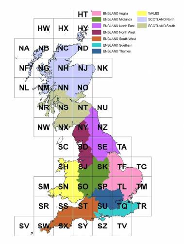 Regional Map of the UK - Click a region