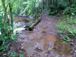 River in spate 17th september 2023