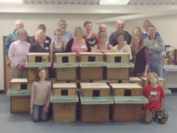 Barn Owl Nestbox Workshop Pensilva Completed Boxes